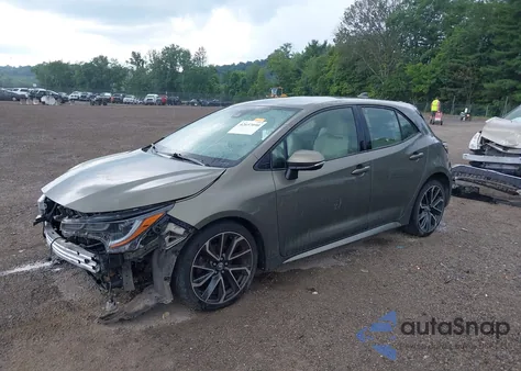 2019 Toyota Corolla Xse from USA, damaged, VIN JTNK4RBE9K3070720